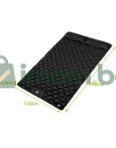 Двоен самонадуващ се матрак 120x190 см туристически с помпа и калъф